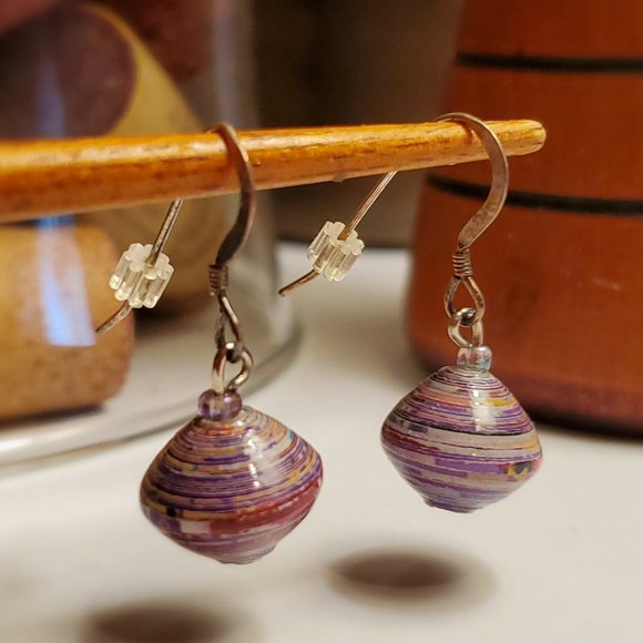 Multi-color bead drop dangles - Picture 1 of 2